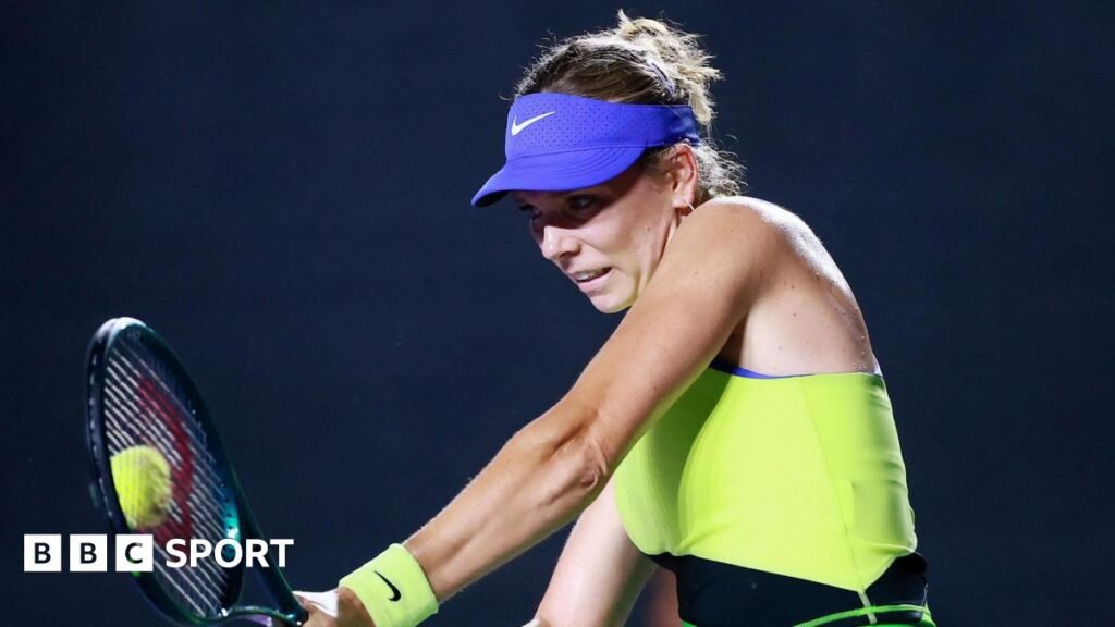 మెరిడా ఓపెన్: కేటీ బౌల్టర్ చివరి ఎనిమిదిలో జాస్మిన్ పవోలిని చేతిలో ఓడిపోయింది