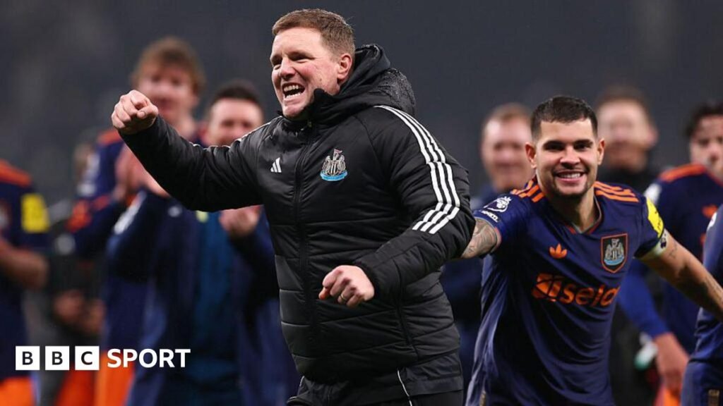 స్పర్స్ 1-2 న్యూకాజిల్: ఎడ్డీ హోవే మద్దతుదారుల ప్రతిస్పందన తర్వాత ‘ప్రత్యేక కనెక్షన్’ని ఆస్వాదించాడు