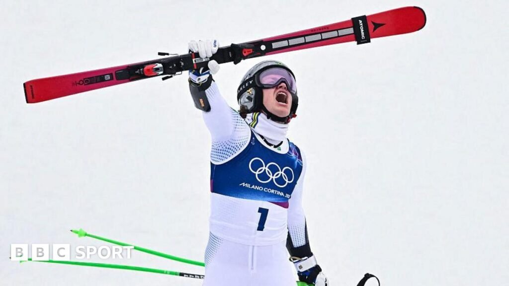 వింటర్ ఒలింపిక్స్ 2026: లూకాస్ పిన్‌హీరో బ్రాథెన్ జెయింట్ స్లాలోమ్ స్వర్ణంతో బ్రెజిల్ మొదటి పతకాన్ని గెలుచుకున్నాడు