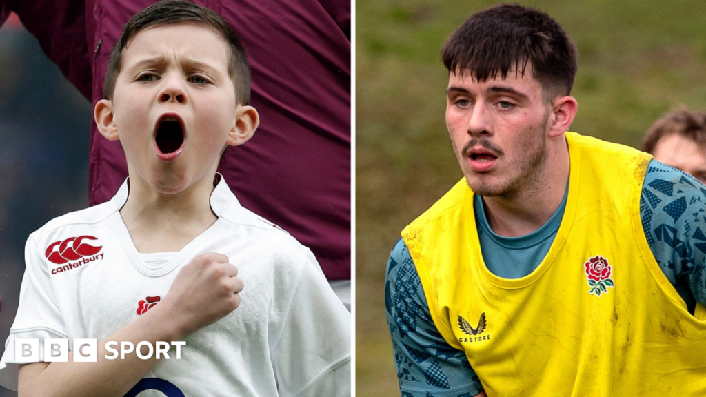 హ్యారీ వెస్ట్‌లేక్: U18 సిక్స్ నేషన్స్ స్క్వాడ్‌కి వైరల్ ఇంగ్లండ్ మస్కట్