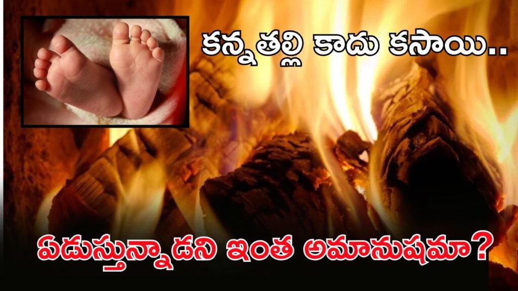 పసికందును పొయ్యిలో వేసి కాల్చేసిన తల్లీ! | గుండెను పిండేస్తోంది: హైదరాబాద్‌లోని బౌరంపేటలో ఏడుస్తూ రెండు నెలల చిన్నారిని కట్టెల పొయ్యిలో సజీవ దహనం చేసిన తల్లి