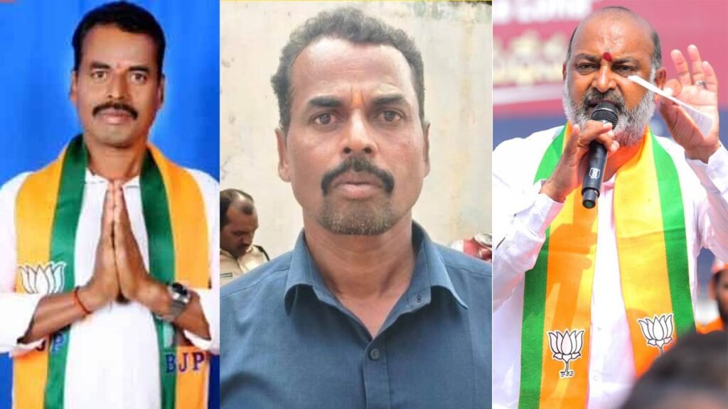 బీజేపీ అభ్యర్థి ఆత్మహత్య.. మక్తల్ మున్సిపాలిటీలో ఉద్రిక్తత.. భగ్గుమన్న బండి సంజయ్ | బీజేపీ అభ్యర్థి మహదేవప్ప ఆత్మహత్య.. మక్తల్ మున్సిపాలిటీలో ఉద్రిక్తత, కాంగ్రెస్‌పై బండి సంజయ్ ఫైర్