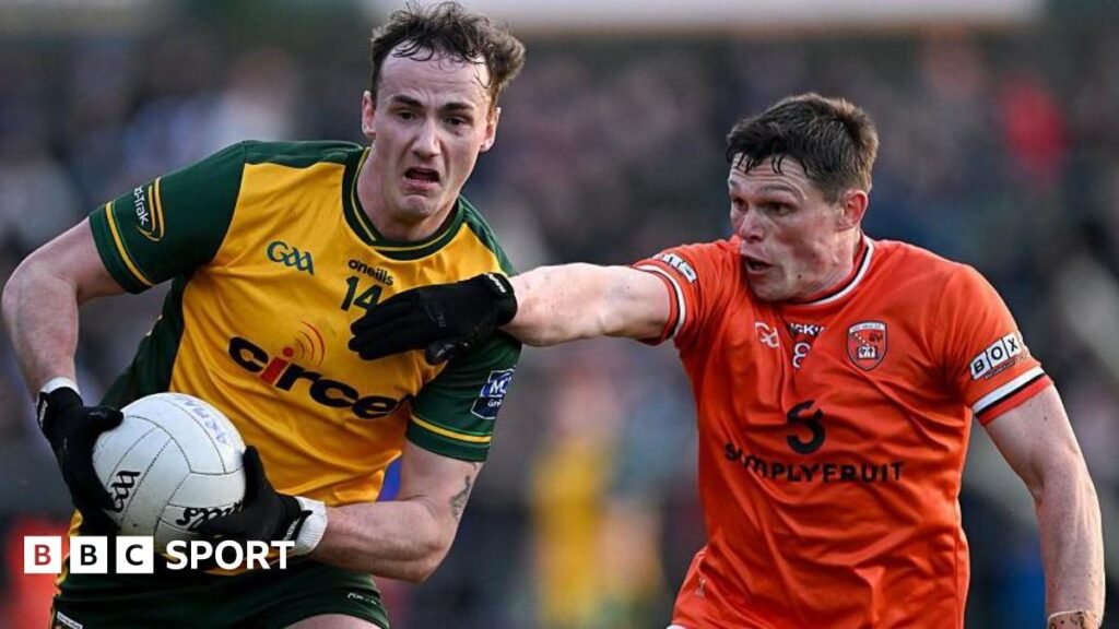 GAA నేషనల్ లీగ్‌లు: ఫుట్‌బాల్ లీగ్ యాక్షన్‌లో బిజీగా ఉన్న రోజున డోనెగల్ అర్మాగ్‌ను ఓడించింది