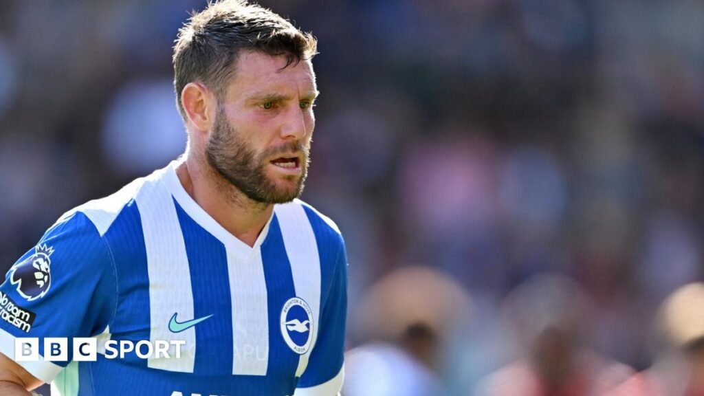 జేమ్స్ మిల్నర్: బ్రైటన్ మిడ్‌ఫీల్డర్ ప్రీమియర్ లీగ్ ప్రదర్శన రికార్డును బద్దలు కొట్టాడు