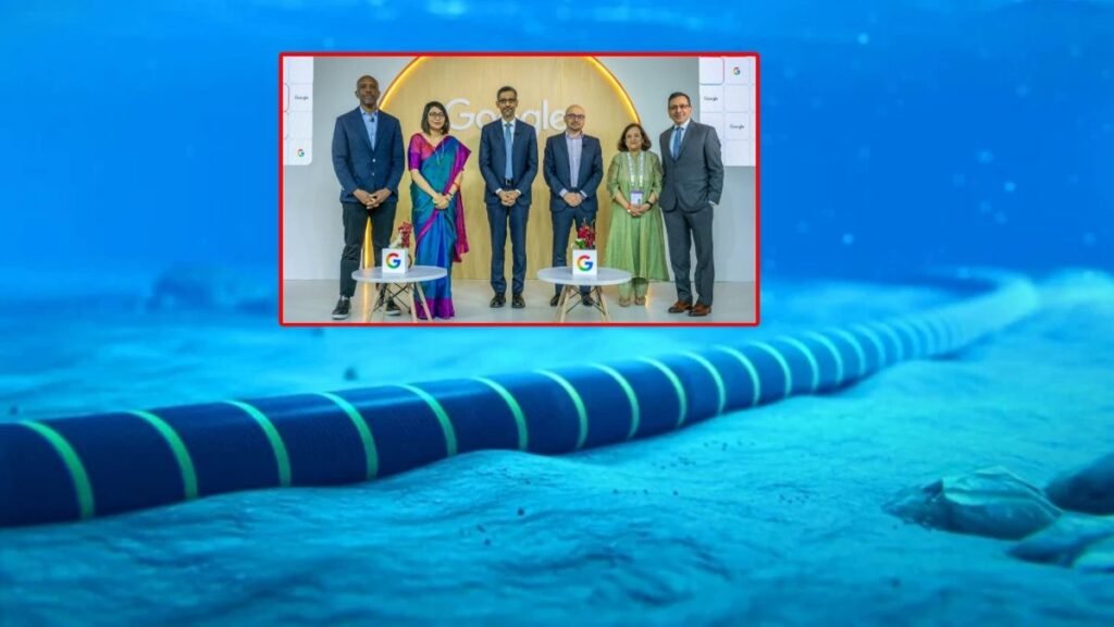 భారత్ లో గూగుల్ 15 బిలియన్ డాలర్ల పెట్టుబడి.. భారత్ – అమెరికా మధ్య సీకేబుల్.. | google $15B అమెరికా-ఇండియా కనెక్ట్: భారతదేశాన్ని గ్లోబల్ AI హబ్ & బూస్ట్ లింక్‌లను రూపొందించడానికి కొత్త అండర్ సీ కేబుల్స్