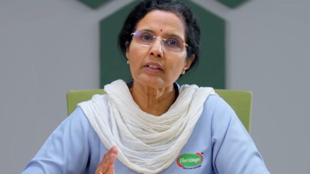 Heritage Foods: నారా భువనేశ్వరీ సంచలన వీడియో..ఏమన్నారంటే..? | ₹4 కోట్ల నుండి ₹4,000 కోట్ల వరకు హెరిటేజ్ ఫుడ్స్: నారా భువనేశ్వరి నాణ్యతా ప్రమాణాలను నెయ్యి వరుసను స్పష్టం చేసింది