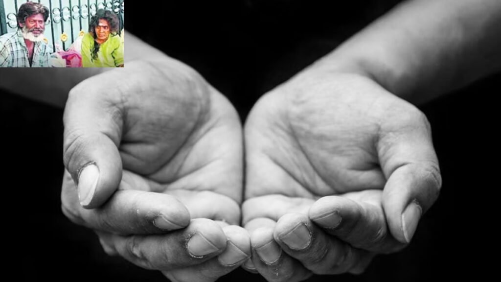 భార్య కోసం భిక్షాటన.. కన్నీళ్లు పెట్టిస్తున్న న్యాయవాది రియల్ లైఫ్ స్టోరీ…! | తెలంగాణకు చెందిన ఓ న్యాయవాది తన భార్య ఆరోగ్యం కోసం వేములవాడ ఆలయంలో వేడుకుంటున్న వాస్తవ వార్త వైరల్‌గా మారింది