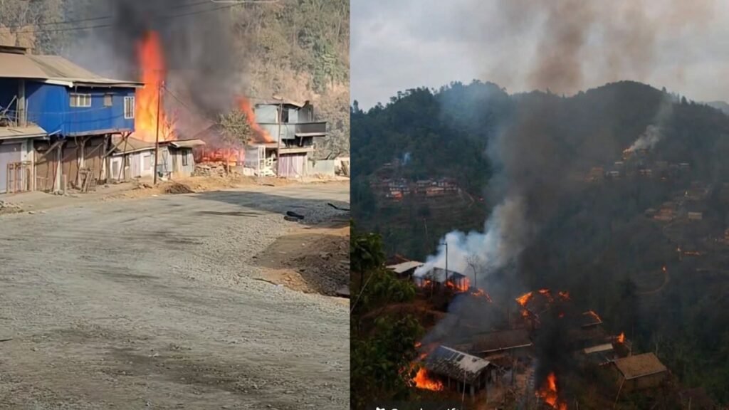 మణిపూర్‌లో మళ్లీ మొదలైన మంటలు.. 30 ఇళ్లు దగ్ధం! | మణిపూర్ హింస, ఉఖ్రుల్ లిటన్ గ్రామంలో 30 ఇళ్లు దగ్ధం, 5 రోజుల పాటు ఇంటర్నెట్ నిషేధం, వివరాలు