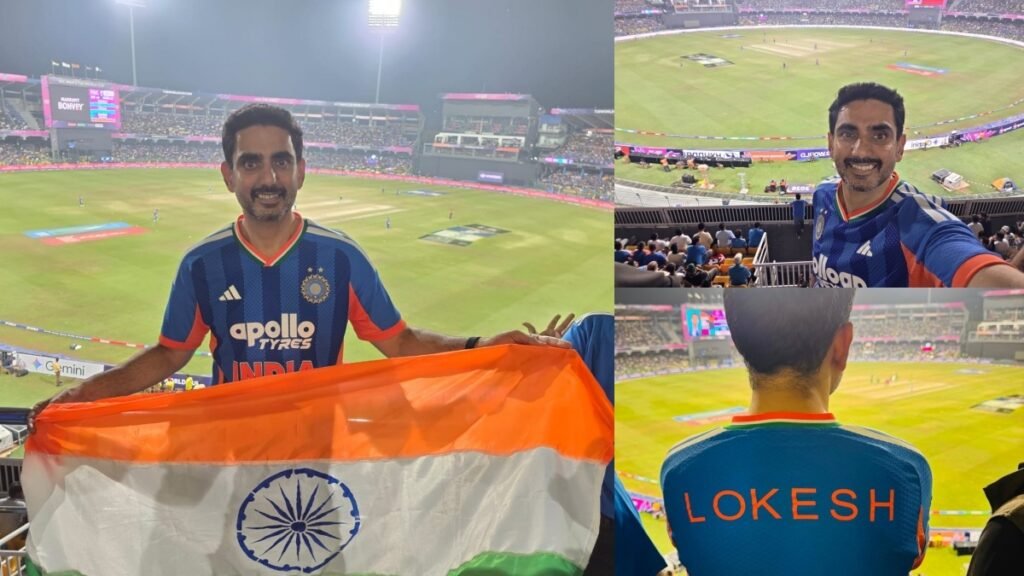 భారత్- పాకిస్థాన్ మ్యాచ్ లో నారా లోకేష్.. ట్వీట్ వైరల్