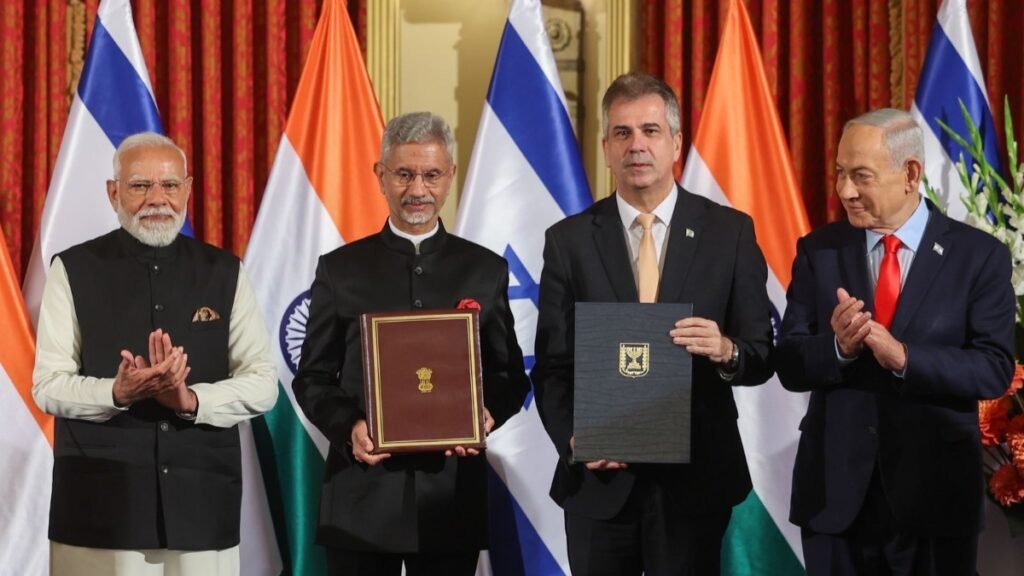 PM Modi: భారత్-ఇజ్రాయెల్ ఒప్పందాలు-ఏఐ, రక్షణ, సైబర్ భద్రతపై..! | రక్షణ, AI, UPI మరియు సైబర్‌ భద్రతలో కీలక అవగాహన ఒప్పందాలను కుదుర్చుకున్న ప్రధాని మోదీ-నెతన్యాహు