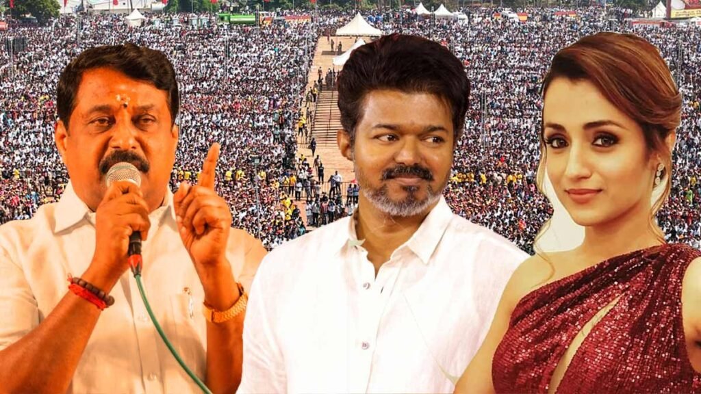 ముందు త్రిష సంగతి ఏమిటో తేల్చండి: విజయ్ పై బీజేపీ చీఫ్ సంచలన కామెంట్స్..!! | ముందుగా త్రిష కృష్ణన్ నుంచి విజయ్ బయటకు రావాలి: బీజేపీ నేత నైనార్ నాగేంద్రన్ సంచలన వ్యాఖ్యలు చేశారు