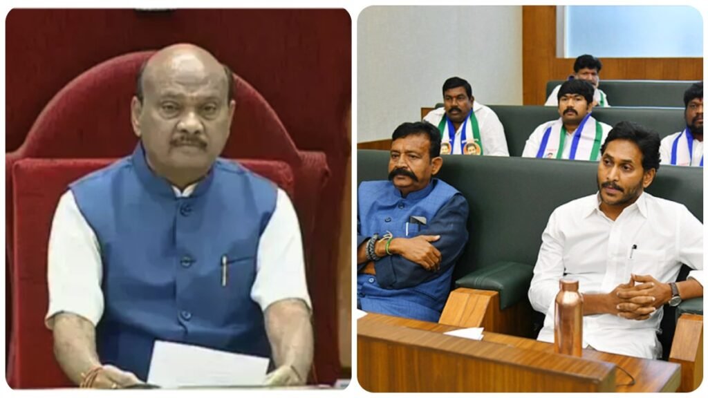 అసెంబ్లీకి జగన్, ఎమ్మెల్యేలు- అక్కడే అసలు ట్విస్ట్..!! | పార్టీ నేతల ఇళ్లపై దాడులకు నిరసనగా అసెంబ్లీ బడ్జెట్ తొలిరోజు సమావేశాలకు హాజరుకావాలని వైఎస్సార్‌సీపీ నిర్ణయించింది