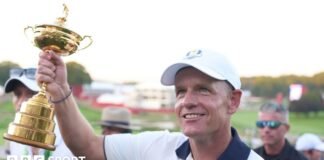 రైడర్ కప్ 2027: ల్యూక్ డొనాల్డ్ ఐర్లాండ్లో యూరప్ కెప్టెన్గా కొనసాగుతారు