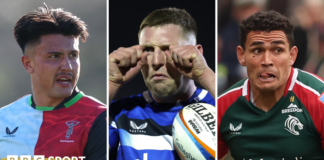 ప్రేమ్ రగ్బీ: ఫిన్ రస్సెల్ విజయం సాధించాడు, మార్కస్ స్మిత్ శ్రమించాడు మరియు లీసెస్టర్ దానిని చింపివేసాడు