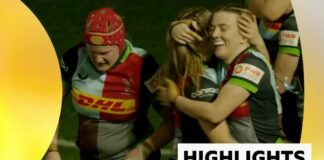 ప్రీమియర్షిప్ మహిళల రగ్బీ ముఖ్యాంశాలు: బెత్ విల్కాక్ అద్భుతమైన సోలో ట్రై స్కోర్ చేశాడు, అయితే ట్రైల్ఫైండర్స్ హార్లెక్విన్స్ను ఓడించారు