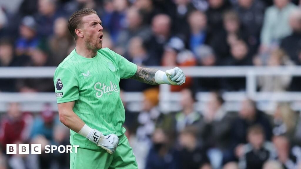 జోర్డాన్ పిక్‌ఫోర్డ్ సేవ్: ఎవర్టన్ గోల్ కీపర్ స్టాప్ ఎంత బాగుంది?