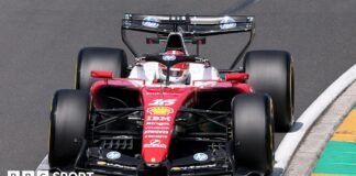 ఆస్ట్రేలియన్ గ్రాండ్ ప్రి: చార్లెస్ లెక్లెర్క్ మెల్బోర్న్ ప్రాక్టీస్లో ఫెరారీ సహచరుడు లూయిస్ హామిల్టన్కు నాయకత్వం వహించాడు