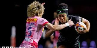 PWR: ఎల్లీ కిల్డున్నే మరియు సాడియా కబేయా తిరిగి రావడంతో లాఫ్బరో లైట్నింగ్ 43-33తో హార్లెక్విన్స్ను ఓడించింది.