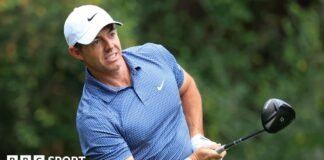 ప్లేయర్స్ ఛాంపియన్షిప్: రోరే మెక్ల్రాయ్ ఫిట్ అయితే సాగ్రాస్లో మొదటి రౌండ్ వేగంతో