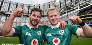 సిక్స్ నేషన్స్ 2026: టైటిల్ నుండి సెకన్లు కానీ ట్రిపుల్ క్రౌన్ విజేత ఐర్లాండ్ సరైన మార్గంలో ఉంది