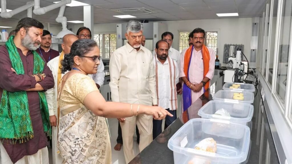 తిరుమల తరహాలో గుంటూరు, విశాఖలలో… మంత్రి గుడ్ న్యూస్! | ఆంధ్రప్రదేశ్‌లో తిరుమల మోడల్‌లో గుంటూరు, వైజాగ్‌లలో అధునాతన ఫుడ్ టెస్టింగ్ ల్యాబ్‌లను ఏర్పాటు చేయనున్నట్లు ఆరోగ్య మంత్రి తెలిపారు.