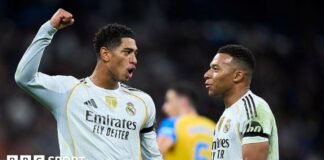 ఛాంపియన్స్ లీగ్: జూడ్ బెల్లింగ్హామ్ మరియు కైలియన్ Mbappe మ్యాన్ సిటీ పర్యటన కోసం రియల్ మాడ్రిడ్ జట్టుకు తిరిగి వచ్చారు