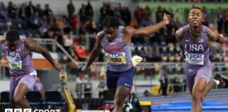 ప్రపంచ అథ్లెటిక్స్ ఇండోర్ ఛాంపియన్షిప్స్ 2026: జెరెమియా అజు 60 మీటర్ల పతకాన్ని తృటిలో కోల్పోయాడు.