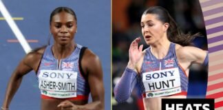 ప్రపంచ ఇండోర్ 60 మీటర్ల సెమీస్లోకి అషర్-స్మిత్ & హంట్