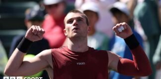 జాక్ డ్రేపర్ ఇండియన్ వెల్స్ టైటిల్ డిఫెన్స్ను గెలుపొందాడు