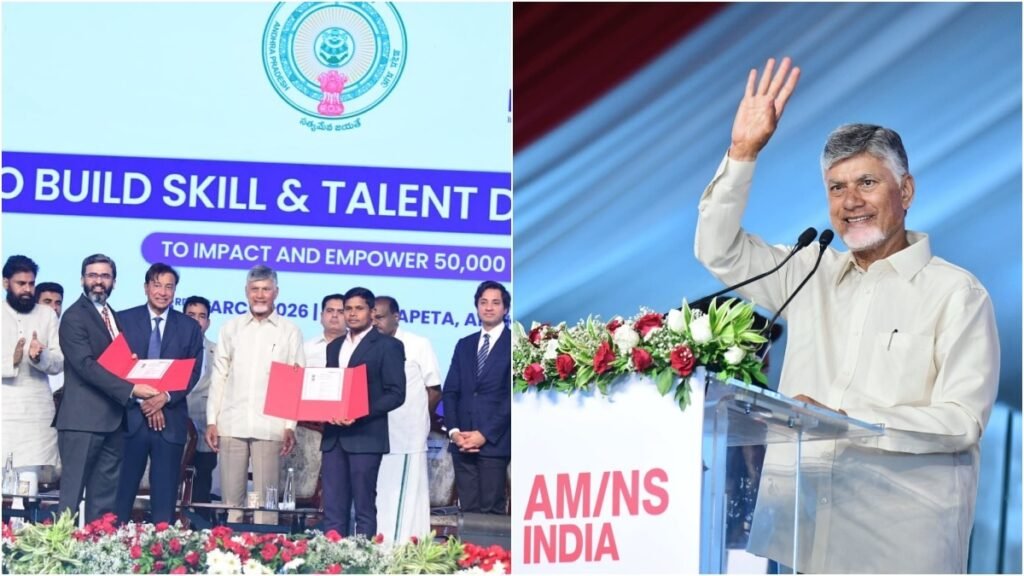 “దేశంలోనే పెట్టుబడులకు అత్యంత అనుకూలమైన ప్రాంతం” | ఆర్సెలార్‌మిట్టల్‌లో చంద్రబాబు నాయుడు నిప్పన్ స్టీల్‌కు శంకుస్థాపన చేసిన కీలక వ్యాఖ్యలు నిప్పన్ స్టీల్ నాయుడు ప్రసంగం