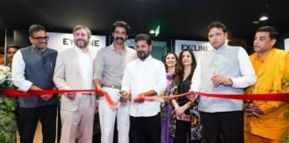 హైదరాబాద్ లో హాలీవుడ్.. నెట్ ఫ్లిక్స్ ఐలైన్ స్టూడియో ప్రారంభించి సీఎం రేవంత్ వ్యాఖ్యలు! | హైదరాబాద్లో నెట్ఫ్లిక్స్కు చెందిన ఐలైన్ స్టూడియోస్ను ప్రారంభించిన సీఎం రేవంత్రెడ్డి.. హాలీవుడ్ హైదరాబాద్లోకి అడుగుపెట్టిందన్నారు.