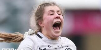 ప్రీమియర్షిప్ ఉమెన్స్ రగ్బీ: మే కాంప్బెల్ సారాసెన్స్ను హార్లెక్విన్స్పై గెలవడానికి ప్రేరేపించాడు