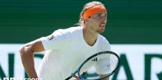 ఇండియన్ వెల్స్: మాస్టర్స్ 1000 సెమీ-ఫైనల్ సెట్ను పూర్తి చేయడం ద్వారా అలెగ్జాండర్ జ్వెరెవ్ ‘బిగ్ ఫోర్’లో చేరాడు