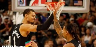 NBA: లాస్ ఏంజిల్స్ క్లిప్పర్స్పై విజయం సాధించడానికి శాన్ ఆంటోనియో స్పర్స్కి విక్టర్ వెంబన్యామా సహాయం చేస్తాడు