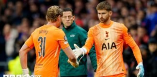 టోటెన్హామ్: గుగ్లియెల్మో వికారియో నాటింగ్హామ్ ఫారెస్ట్కు వ్యతిరేకంగా ఆంటోనిన్ కిన్స్కీతో హెర్నియా శస్త్రచికిత్స చేయనున్నారు.