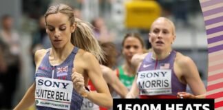 ప్రపంచ ఇండోర్ అథ్లెటిక్స్ ఛాంపియన్షిప్స్: GB యొక్క జార్జియా హంటర్ బెల్ 1500m ఫైనల్లోకి ప్రవేశించాడు, కానీ జెమ్మ రీకీ ఔట్