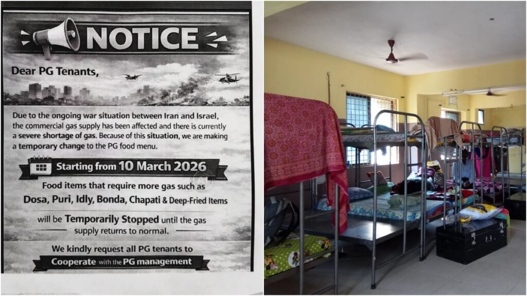 నో గ్యాస్.. హైదరాబాద్ హాస్టల్స్ లో టిఫిన్స్ బంద్.. | హైదరాబాద్‌హాస్టల్స్‌లో విద్యార్థులకు మెనూ మార్పు: గ్యాస్ కొరత కారణంగా మార్చి 10 నుంచి టిఫిన్‌లు బంద్