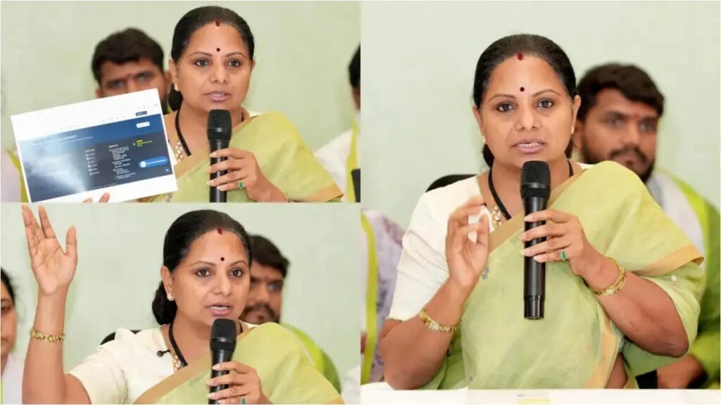 స్కిల్ యూనివర్సిటీపై కాంగ్రెస్ తప్పుడు ప్రచారం: కవిత | kavitha Slams False Enrollment numbers Young India Skill University Strong Attack SkillUniversity