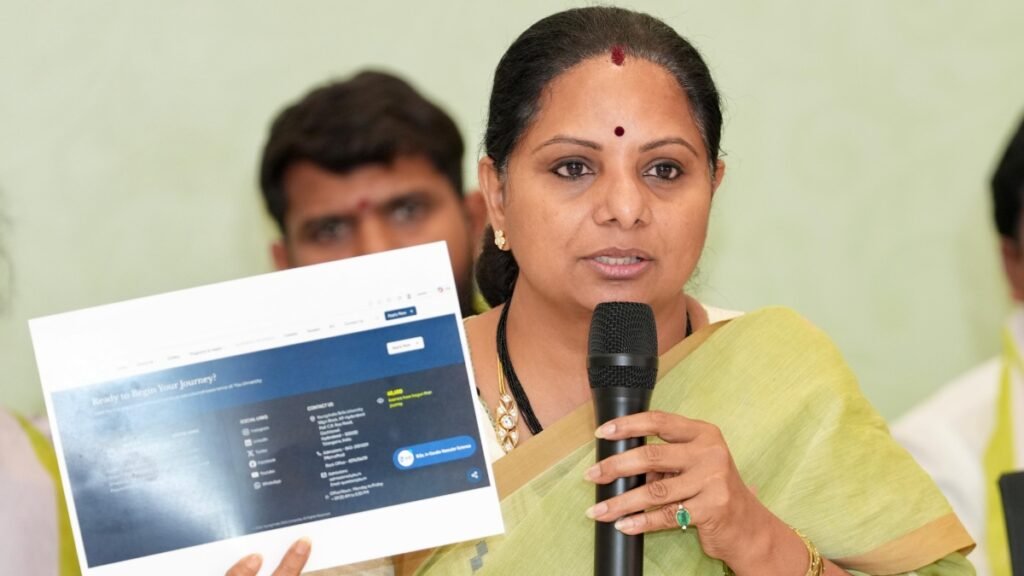 ఇది ఫేక్, ఫేకర్, ఫేకెస్ట్ ప్రభుత్వం.. రివిజన్, ఫ్యాబ్రికేటెడ్ బడ్జెట్: కవిత ధ్వజం | 2026-27 బడ్జెట్‌పై తెలంగాణ ప్రభుత్వంపై కవిత నిప్పులు చెరిగారు, ఇది నకిలీ, నకిలీ, నకిలీ ప్రభుత్వం అని మండిపడ్డారు.