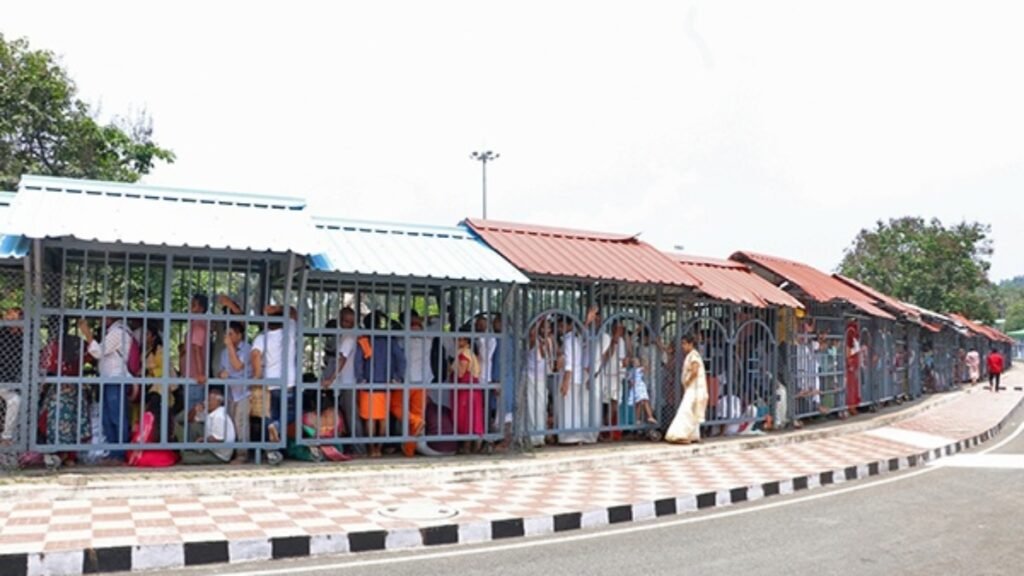 తిరుమల క్యూ లైన్ లో నినాదాలు- టీటీడీ తాజా అప్పీల్ | నారాయణగిరి క్యూ లైన్‌లో నినాదాలు చేస్తూ తప్పును అంగీకరించిన భక్తుడు సహనం వహించాలని టీటీడీ విజ్ఞప్తి చేసింది.