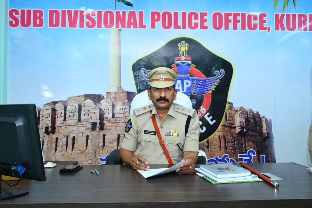 కర్నూలు డీఎస్పీగా బాధ్యతలు స్వీకరించిన కె.వి. రాఘవేంద్ర