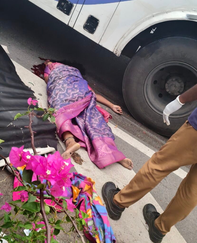 కర్నూలులో ఘోర రోడ్డు ప్రమాదం…గర్భిణి దుర్మరణం